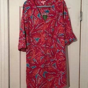 NWT Arielle Tunic Dress in Flirty Sea, size L